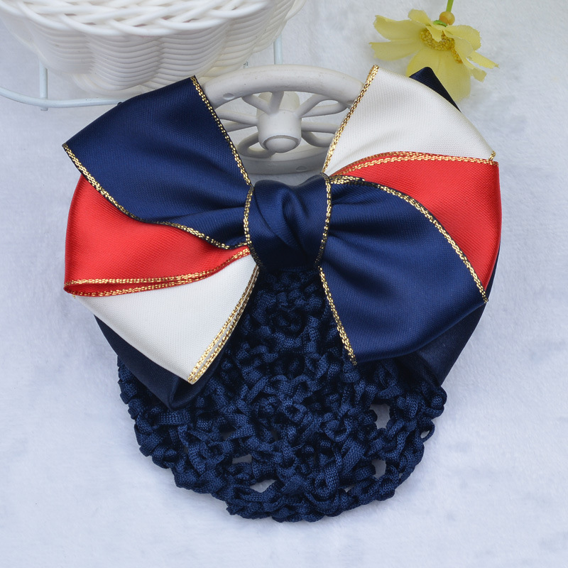 银行发网头花女职业服务员营业员网兜护士盘头发饰品工作空乘酒店